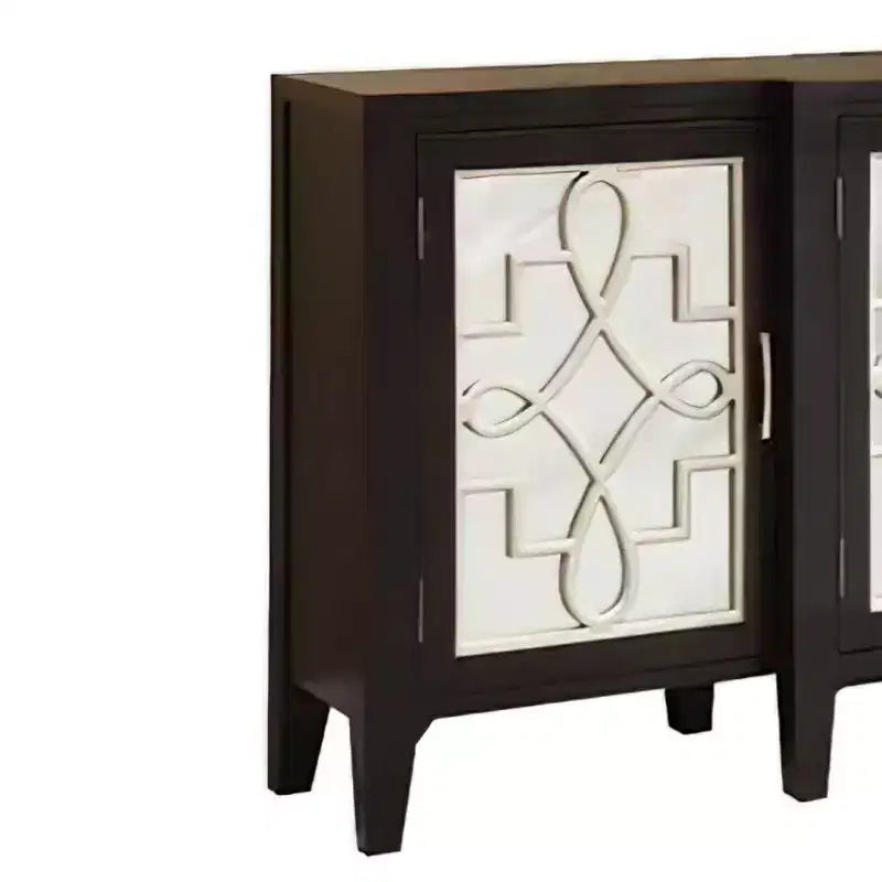 72" Accent Console Table, Wood Frame