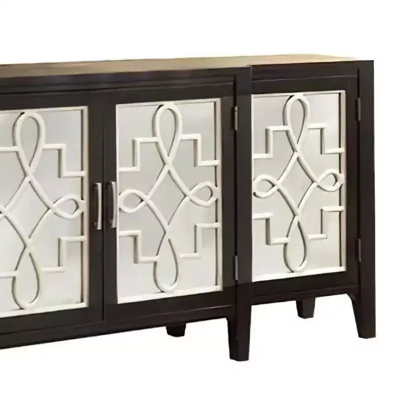 72" Accent Console Table, Wood Frame