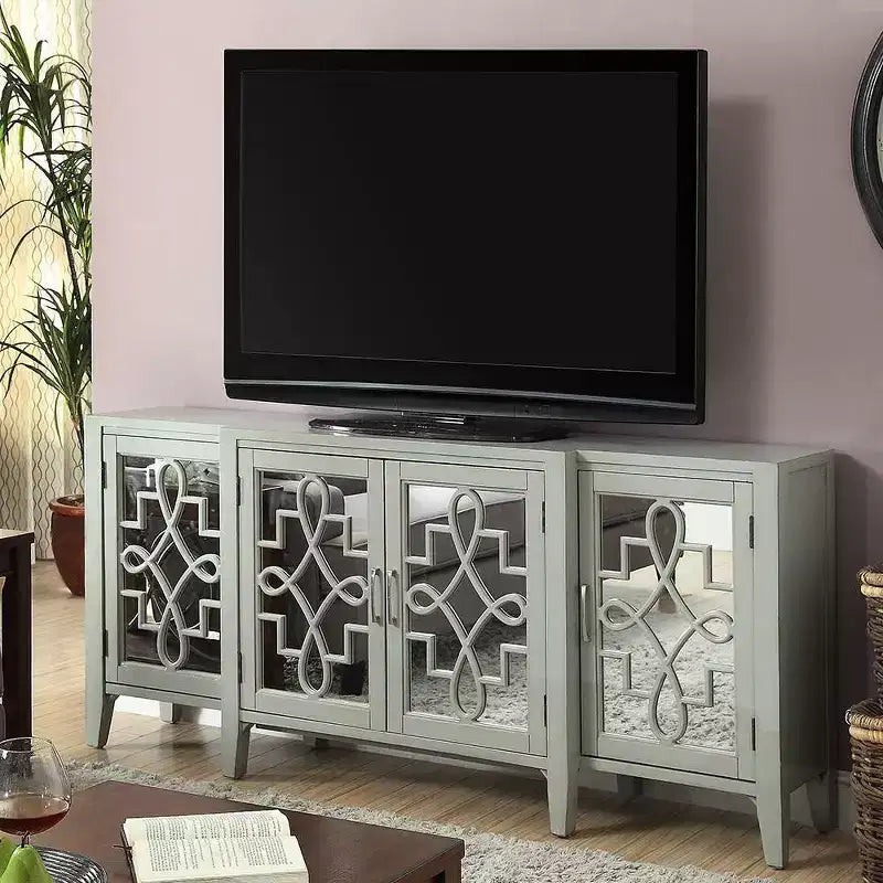 72" Accent Console Table, Wood Frame