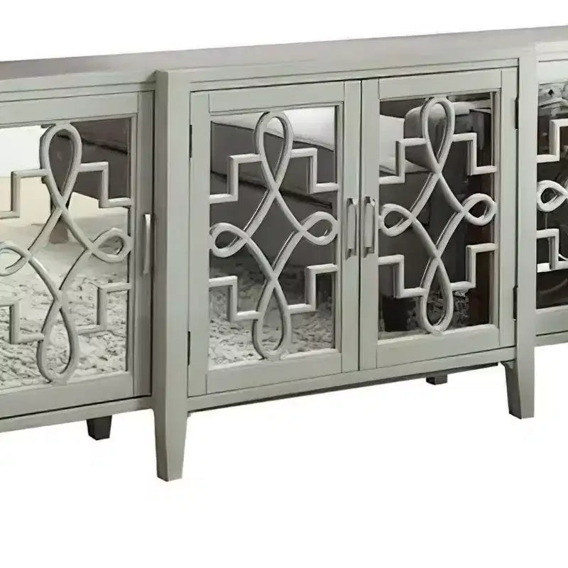 72" Accent Console Table, Wood Frame