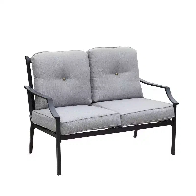 Conjunto de patio de 2 piezas con sofá biplaza y mesa de centro - Patio Festival