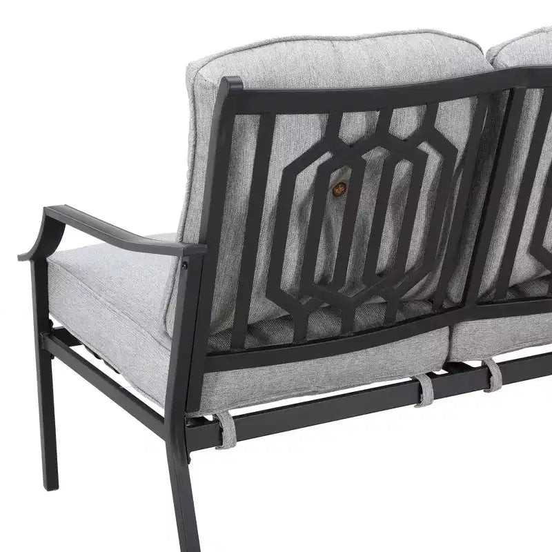 Conjunto de patio de 2 piezas con sofá biplaza y mesa de centro - Patio Festival