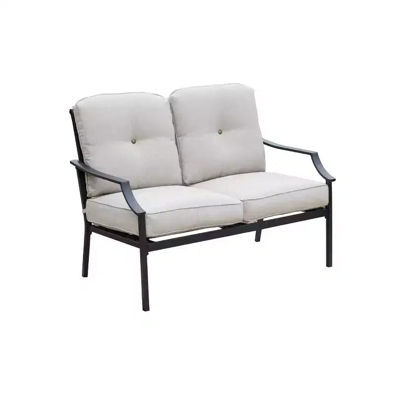 Conjunto de patio de 2 piezas con sofá biplaza y mesa de centro - Patio Festival