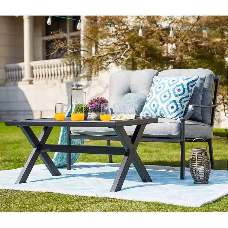 2pc Loveseat & Coffee Table Patio Set - Patio Festival
