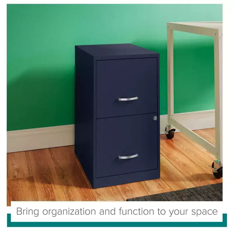 18" Deep 2-Drawer Letter Width Vertical File Cabinet