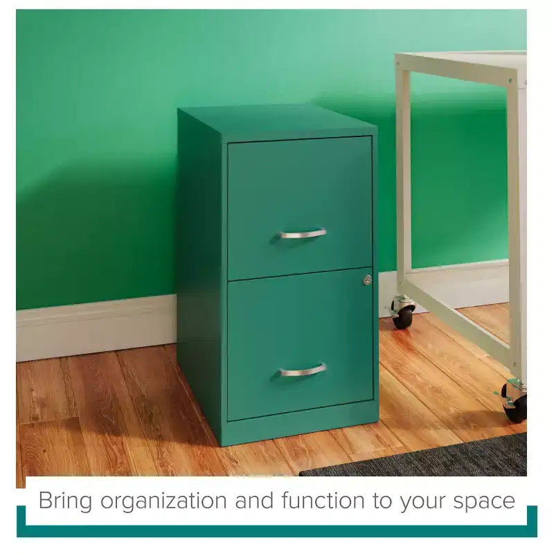 18" Deep 2-Drawer Letter Width Vertical File Cabinet