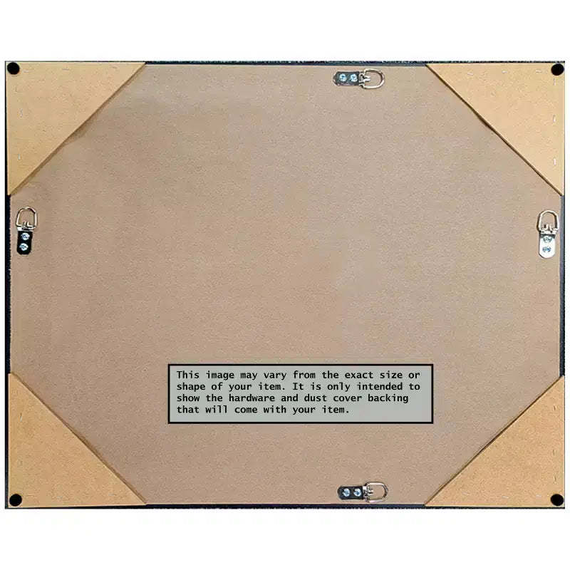 Black Matte Non-Beveled Wood Bathroom Wall Mirror