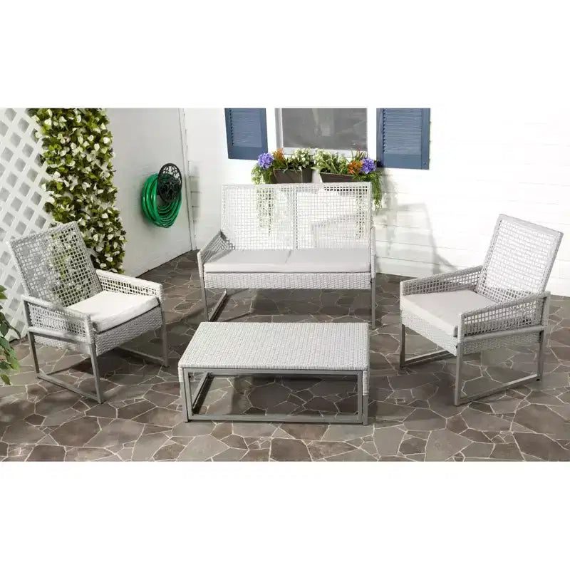 Ensemble Shawmont - Intérieur/extérieur - FOX6010 - Gris/gris - Safavieh