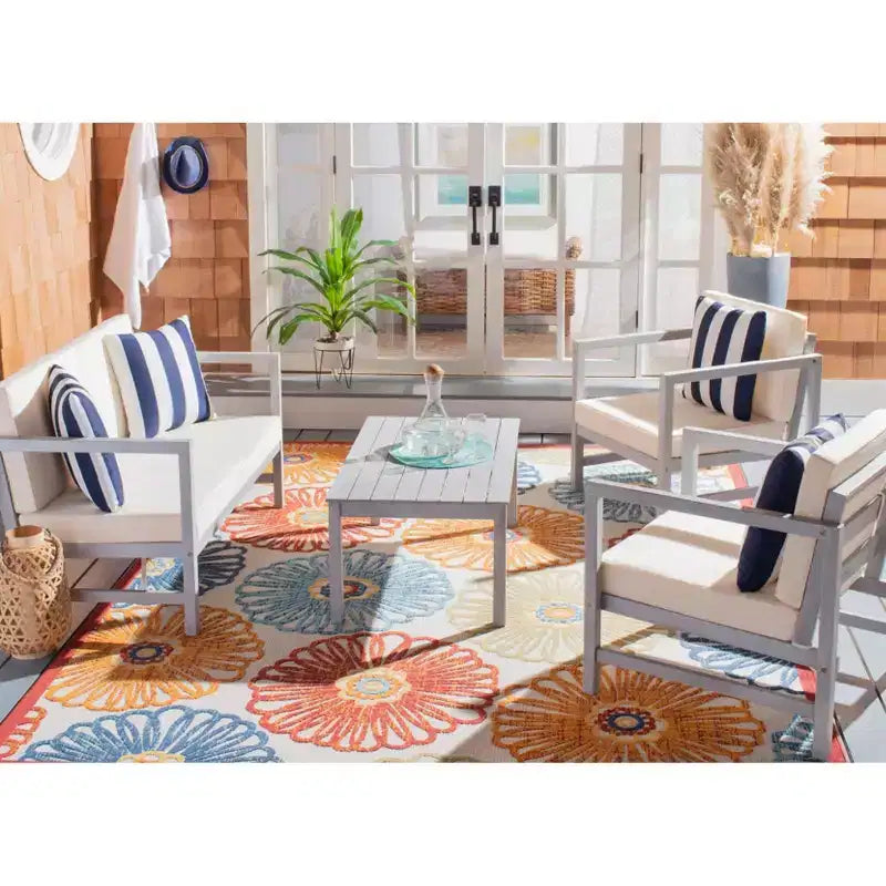 Montez 4 Piece Patio Set - Indoor/Outdoor - PAT7030 - Safavieh