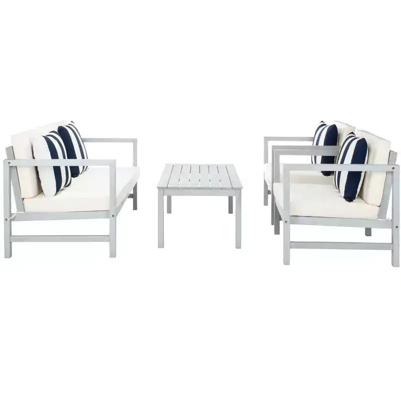 Montez 4 Piece Patio Set - Indoor/Outdoor - PAT7030 - Safavieh