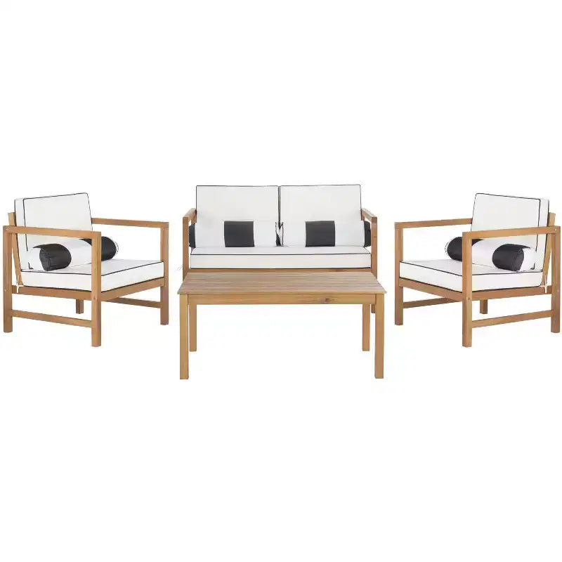 Montez 4 Piece Patio Set - Indoor/Outdoor - PAT7030 - Safavieh