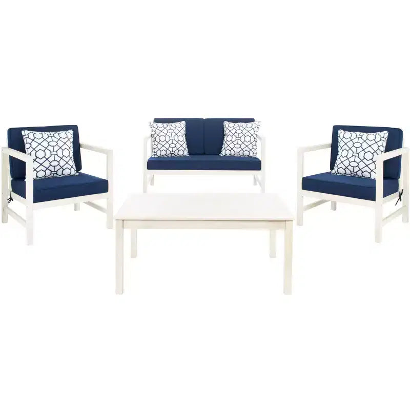 Montez 4 Piece Patio Set - Indoor/Outdoor - PAT7030 - Safavieh