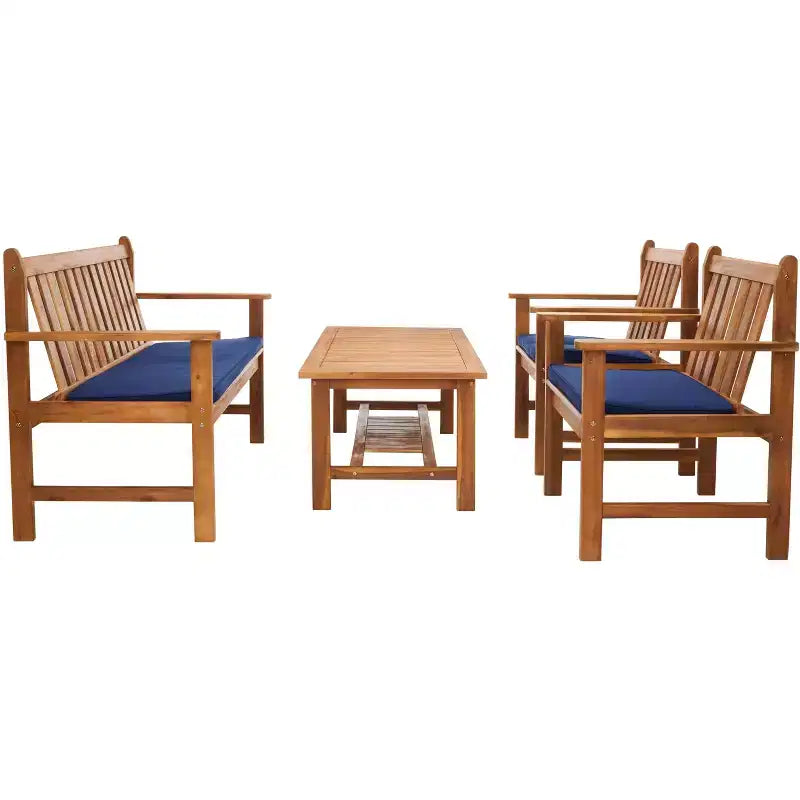 Ensemble de jardin Burbank 4 pièces - intérieur/extérieur - PAT7006 - Safavieh