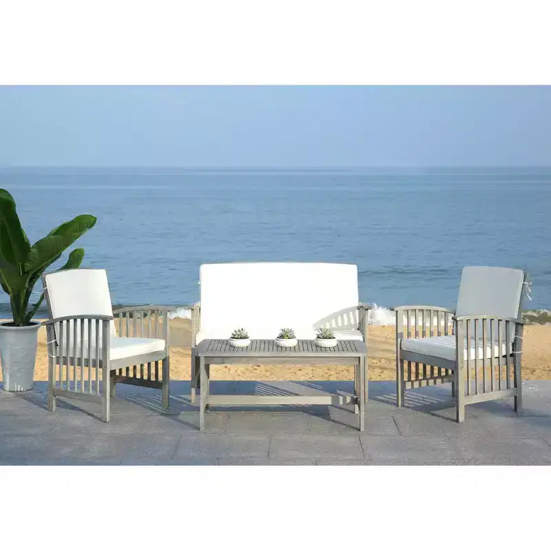 Ensemble de patio Rocklin de 4 pièces - intérieur/extérieur - PAT7007 - Safavieh