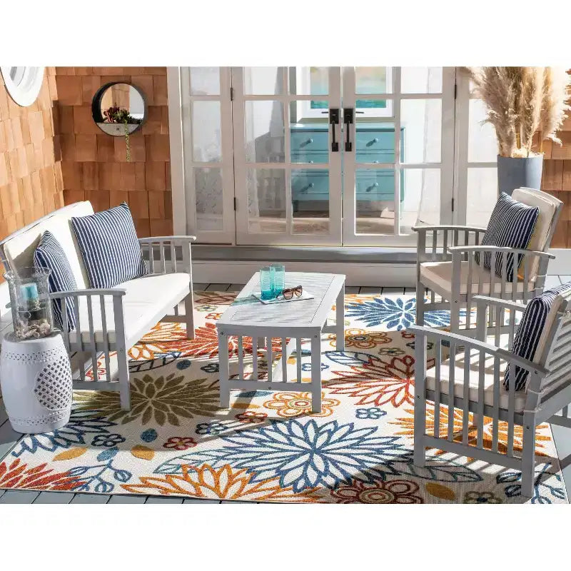 Ensemble de patio Rocklin de 4 pièces - intérieur/extérieur - PAT7007 - Safavieh