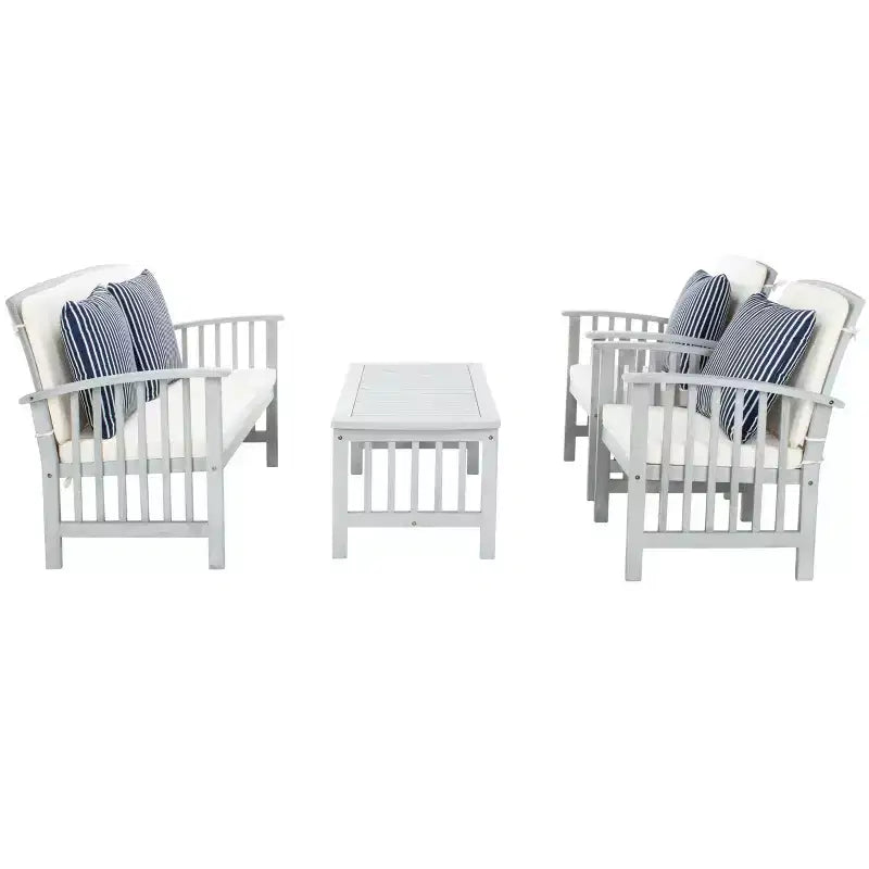 Ensemble de patio Rocklin de 4 pièces - intérieur/extérieur - PAT7007 - Safavieh