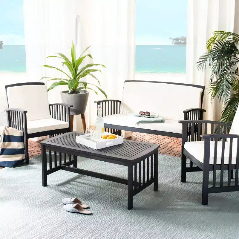 Ensemble de patio Rocklin de 4 pièces - intérieur/extérieur - PAT7007 - Safavieh