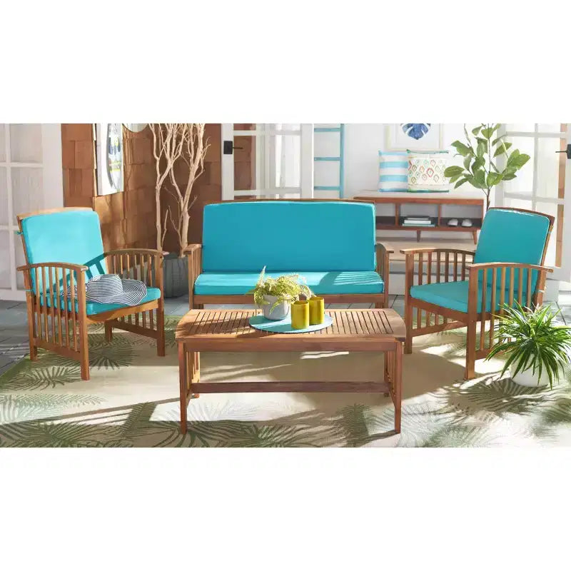 Ensemble de patio Rocklin de 4 pièces - intérieur/extérieur - PAT7007 - Safavieh