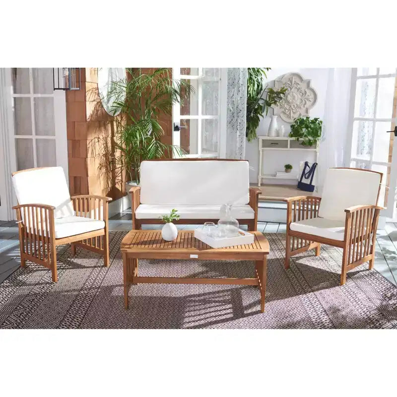 Ensemble de patio Rocklin de 4 pièces - intérieur/extérieur - PAT7007 - Safavieh