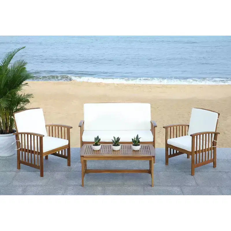 Ensemble de patio Rocklin de 4 pièces - intérieur/extérieur - PAT7007 - Safavieh