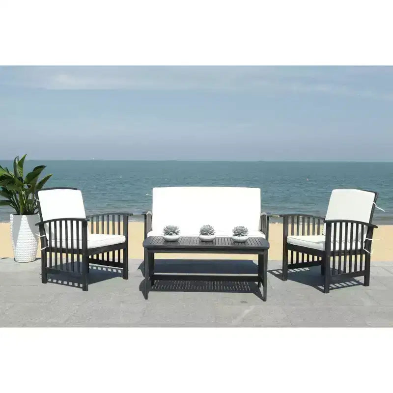 Ensemble de patio Rocklin de 4 pièces - intérieur/extérieur - PAT7007 - Safavieh