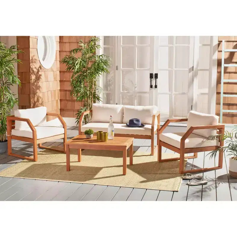 Conjunto de sala de 4 piezas Dren - Interior/exterior - PAT7067 - Safavieh