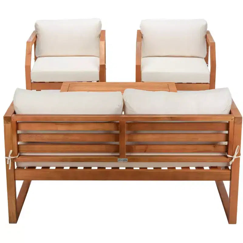 Conjunto de sala de 4 piezas Dren - Interior/exterior - PAT7067 - Safavieh