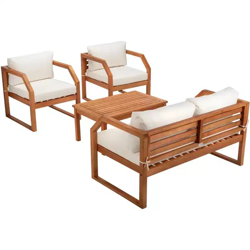 Conjunto de sala de 4 piezas Dren - Interior/exterior - PAT7067 - Safavieh