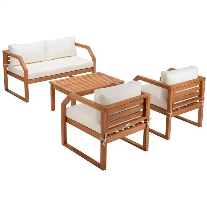 Conjunto de sala de 4 piezas Dren - Interior/exterior - PAT7067 - Safavieh