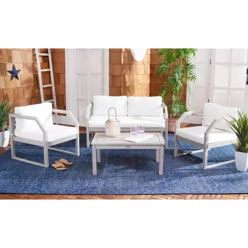 Conjunto de sala de 4 piezas Dren - Interior/exterior - PAT7067 - Safavieh