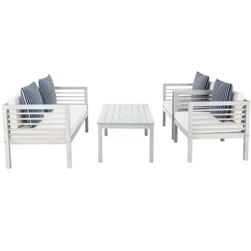 Conjunto de patio de 4 piezas Alda - Interior/exterior - PAT7033 - Safavieh