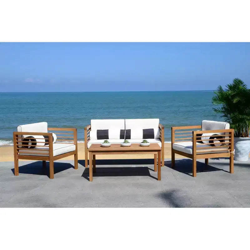 Conjunto de patio de 4 piezas Alda - Interior/exterior - PAT7033 - Safavieh