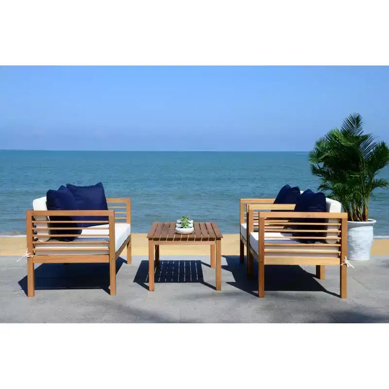 Conjunto de patio de 4 piezas Alda - Interior/exterior - PAT7033 - Safavieh