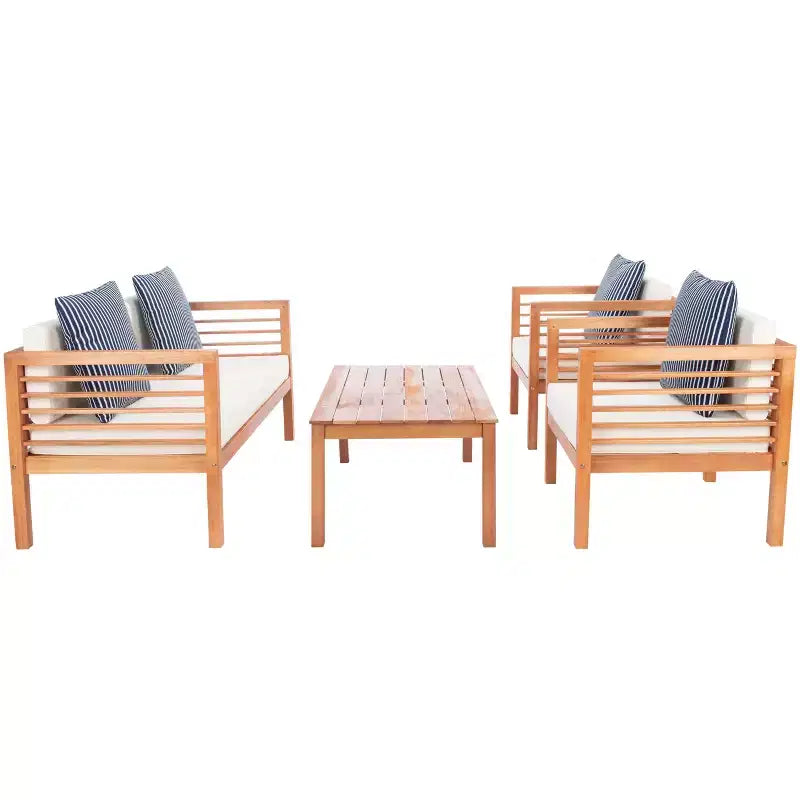 Conjunto de patio de 4 piezas Alda - Interior/exterior - PAT7033 - Safavieh