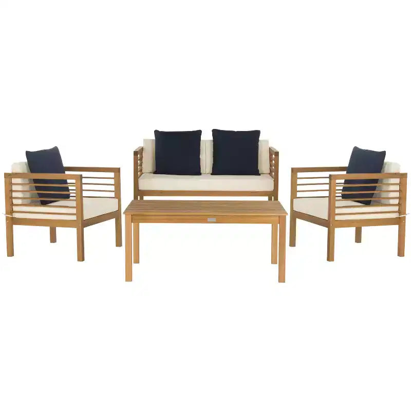 Alda 4-teiliges Gartenmöbel-Set - für Innen- und Außenbereiche - PAT7033 - Safavieh