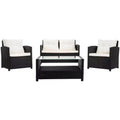 Vellor 4 Piece Living Set - Indoor/Outdoor - PAT7516 - Safavieh