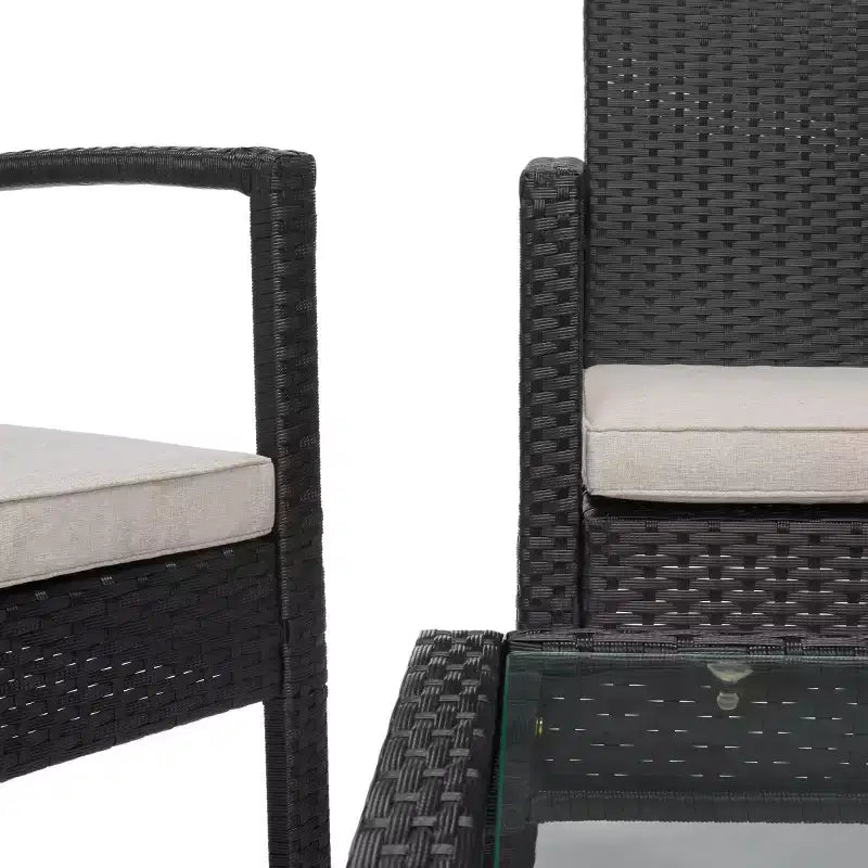 Juego de sala Bassey de 4 piezas - Interior/exterior - PAT7507 - Safavieh