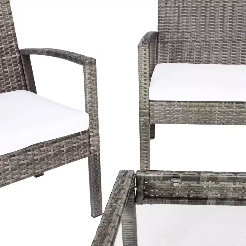 Juego de sala Bassey de 4 piezas - Interior/exterior - PAT7507 - Safavieh
