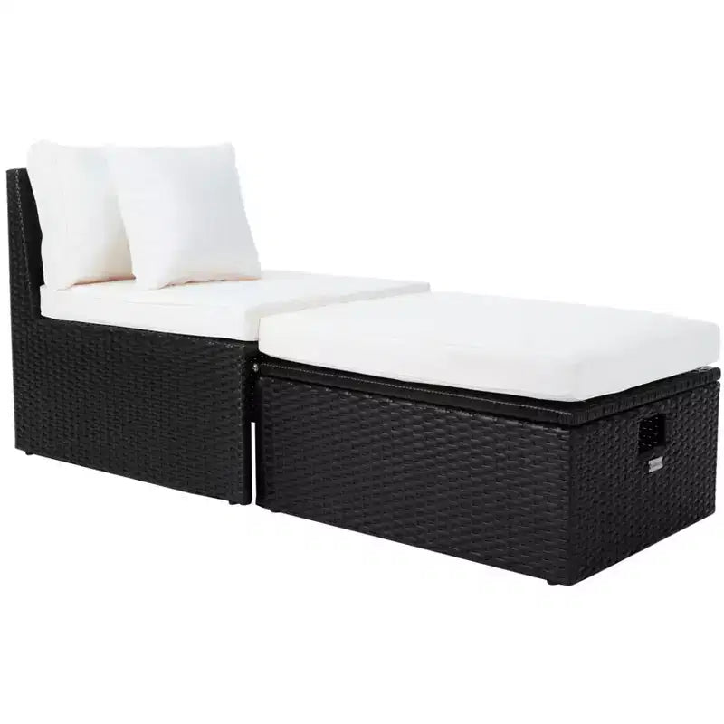 Pramla conjunto de sofá y otomana para patio - Interior/exterior - PAT7515 - Safavieh