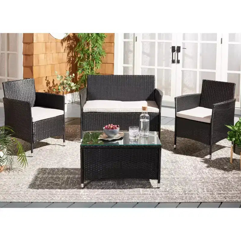 Bandele conjunto de sala de 4 piezas - Interior/exterior - PAT7506 - Safavieh