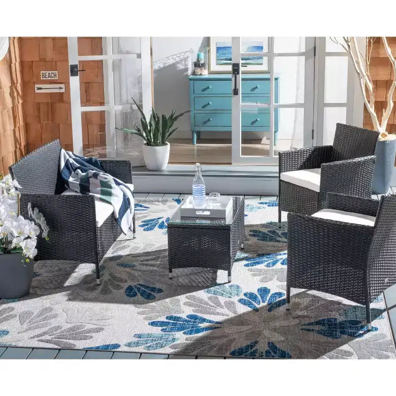 Bandele conjunto de sala de 4 piezas - Interior/exterior - PAT7506 - Safavieh