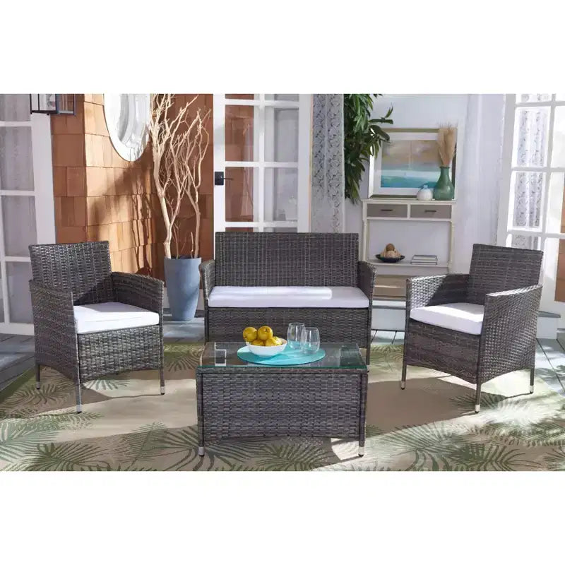 Bandele conjunto de sala de 4 piezas - Interior/exterior - PAT7506 - Safavieh