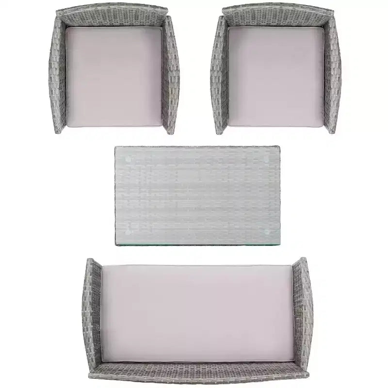 Bandele conjunto de sala de 4 piezas - Interior/exterior - PAT7506 - Safavieh