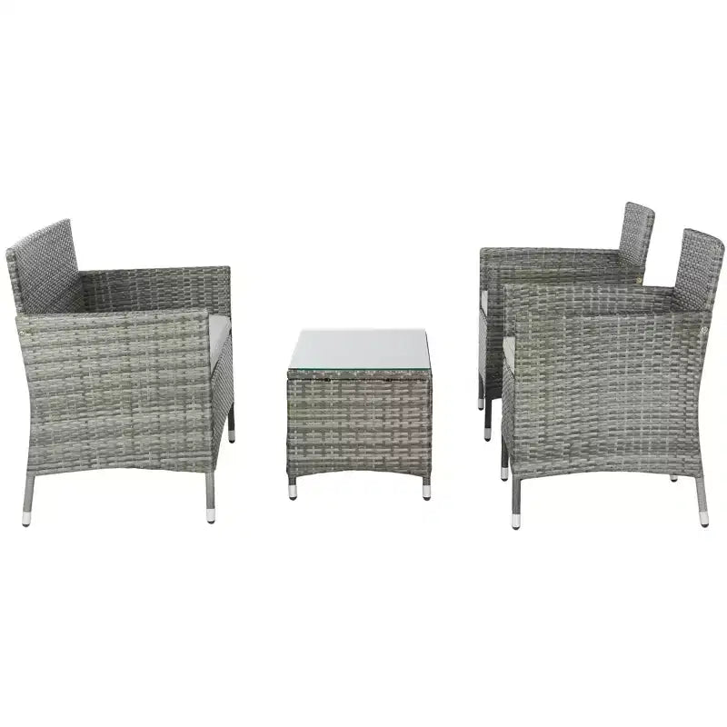 Bandele conjunto de sala de 4 piezas - Interior/exterior - PAT7506 - Safavieh