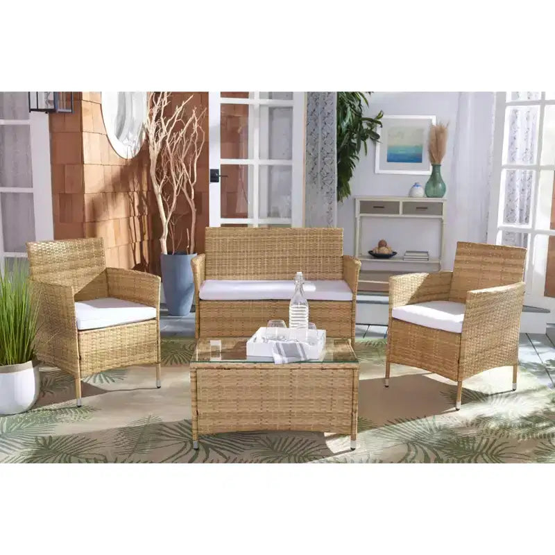 Bandele conjunto de sala de 4 piezas - Interior/exterior - PAT7506 - Safavieh