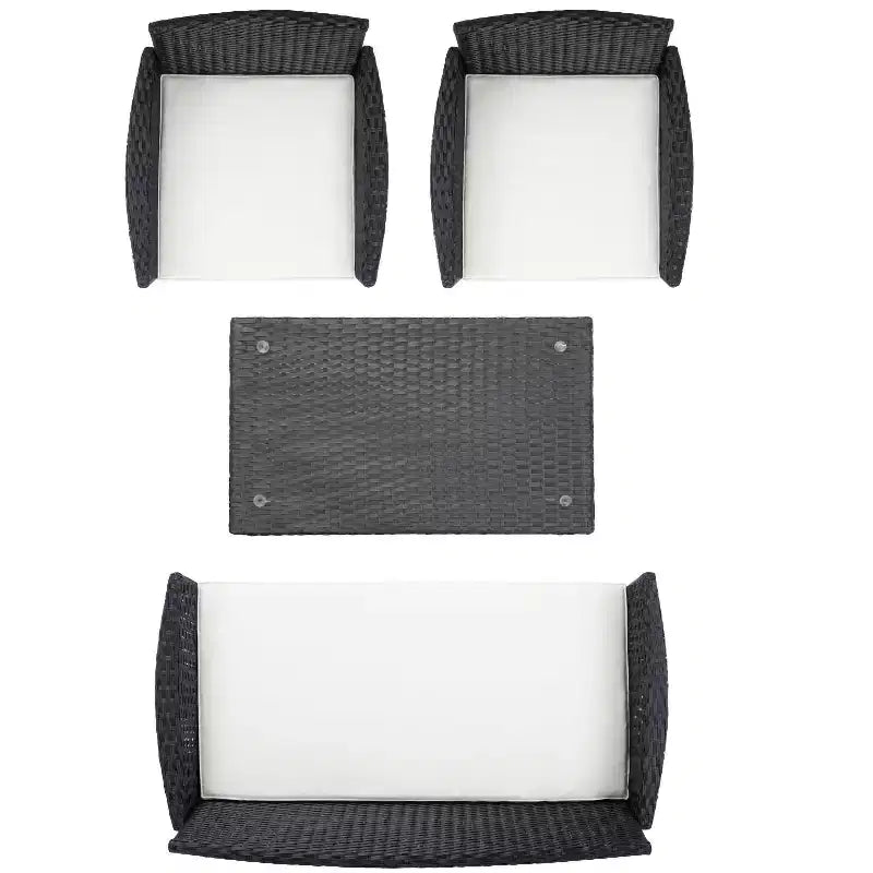 Bandele conjunto de sala de 4 piezas - Interior/exterior - PAT7506 - Safavieh