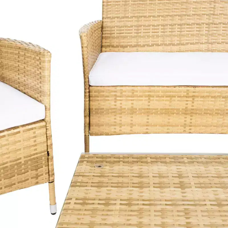 Bandele conjunto de sala de 4 piezas - Interior/exterior - PAT7506 - Safavieh