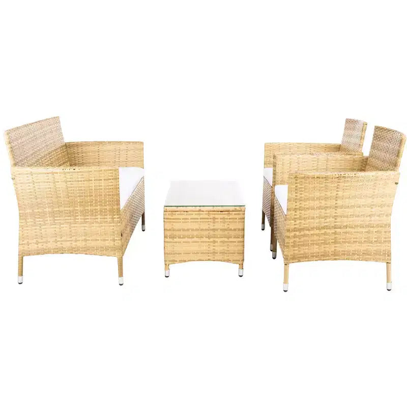 Bandele conjunto de sala de 4 piezas - Interior/exterior - PAT7506 - Safavieh