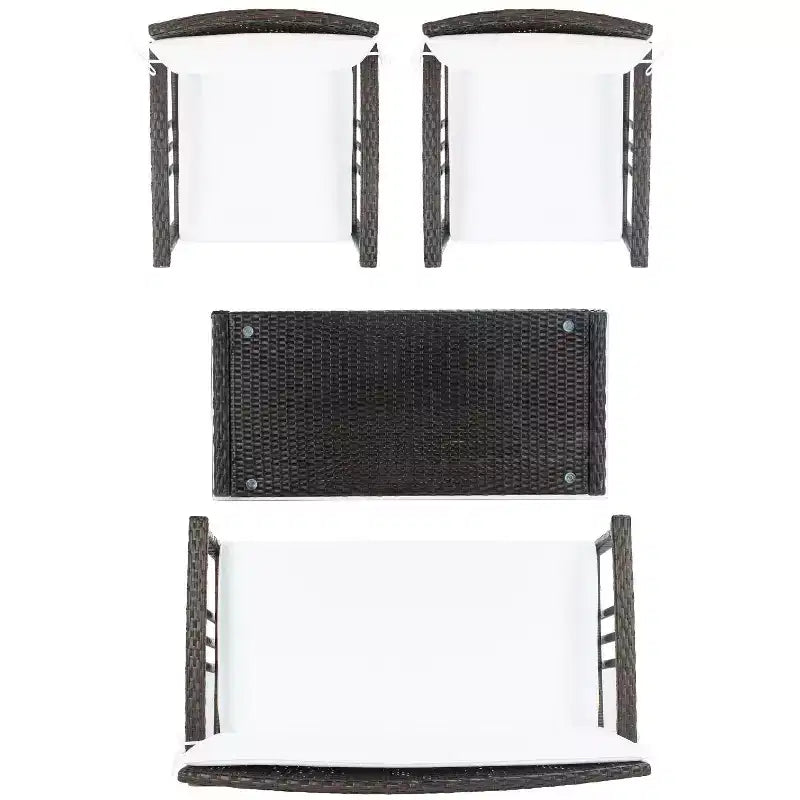 Conjunto de sala de 4 piezas Reslor - Interior/exterior - PAT7713 - Safavieh
