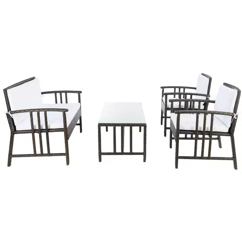Conjunto de sala de 4 piezas Reslor - Interior/exterior - PAT7713 - Safavieh